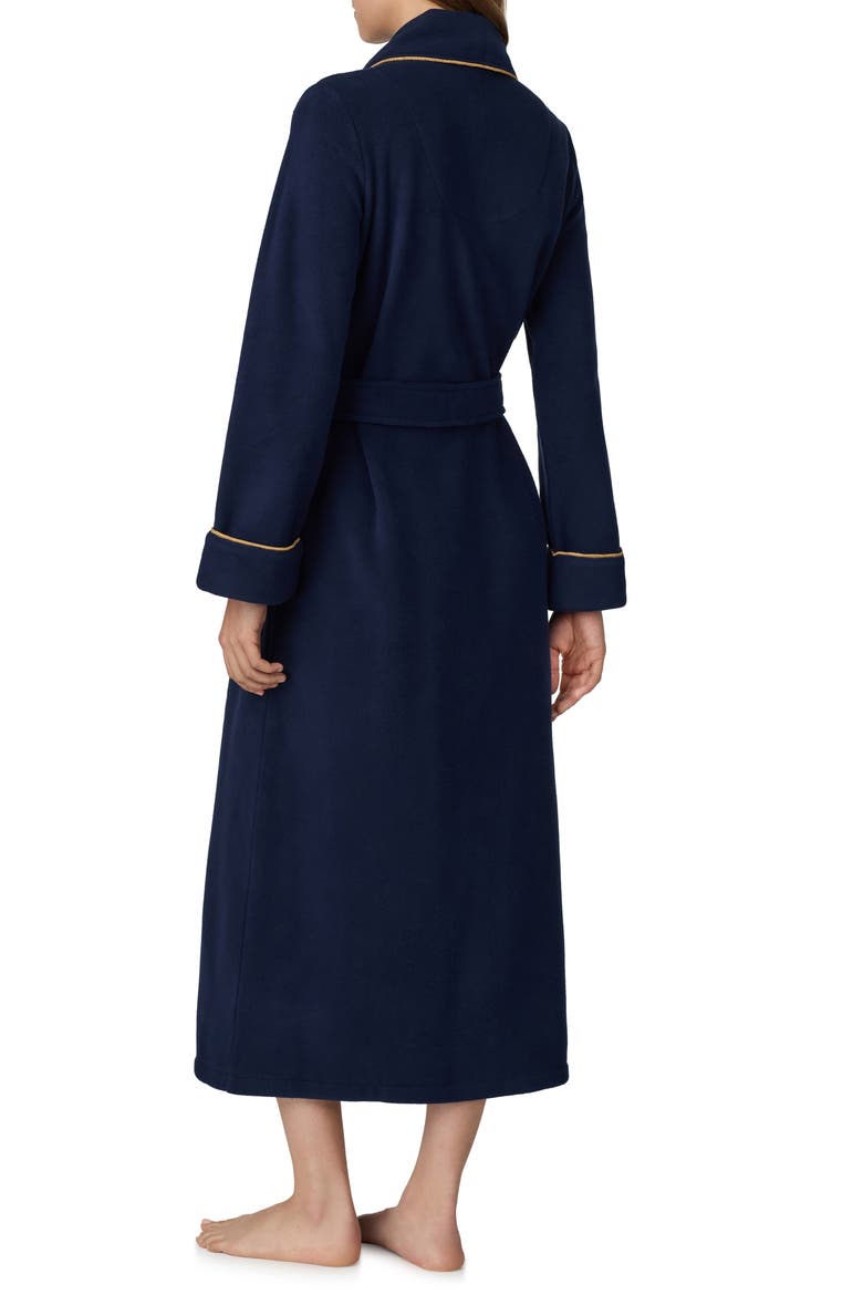 Shawl Collar Long Robe, Alternate, color, NAVY