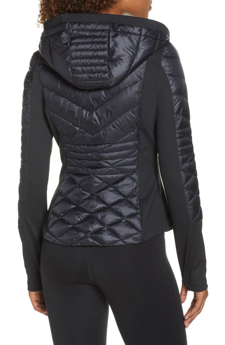 Zella Quilted Performance Jacket, Alternate, color, 