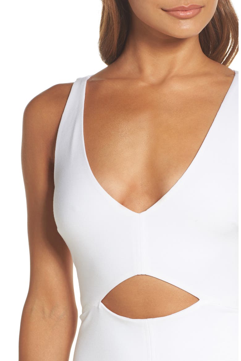 Alfresco @ Geoffrey's Cutout Minidress, Alternate, color, WHITE