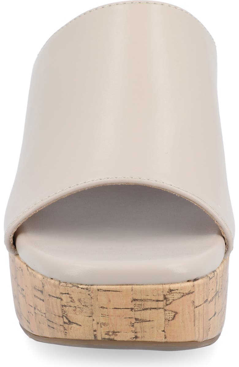 Journee Collection Astter Platform Sandal, Alternate, color, Grey