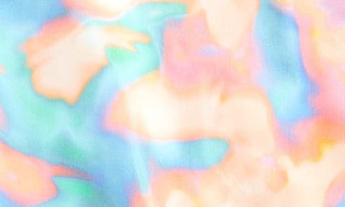 Zella Girl Kids' Twist & Turn Tank In Coral Nectar Heat Wave