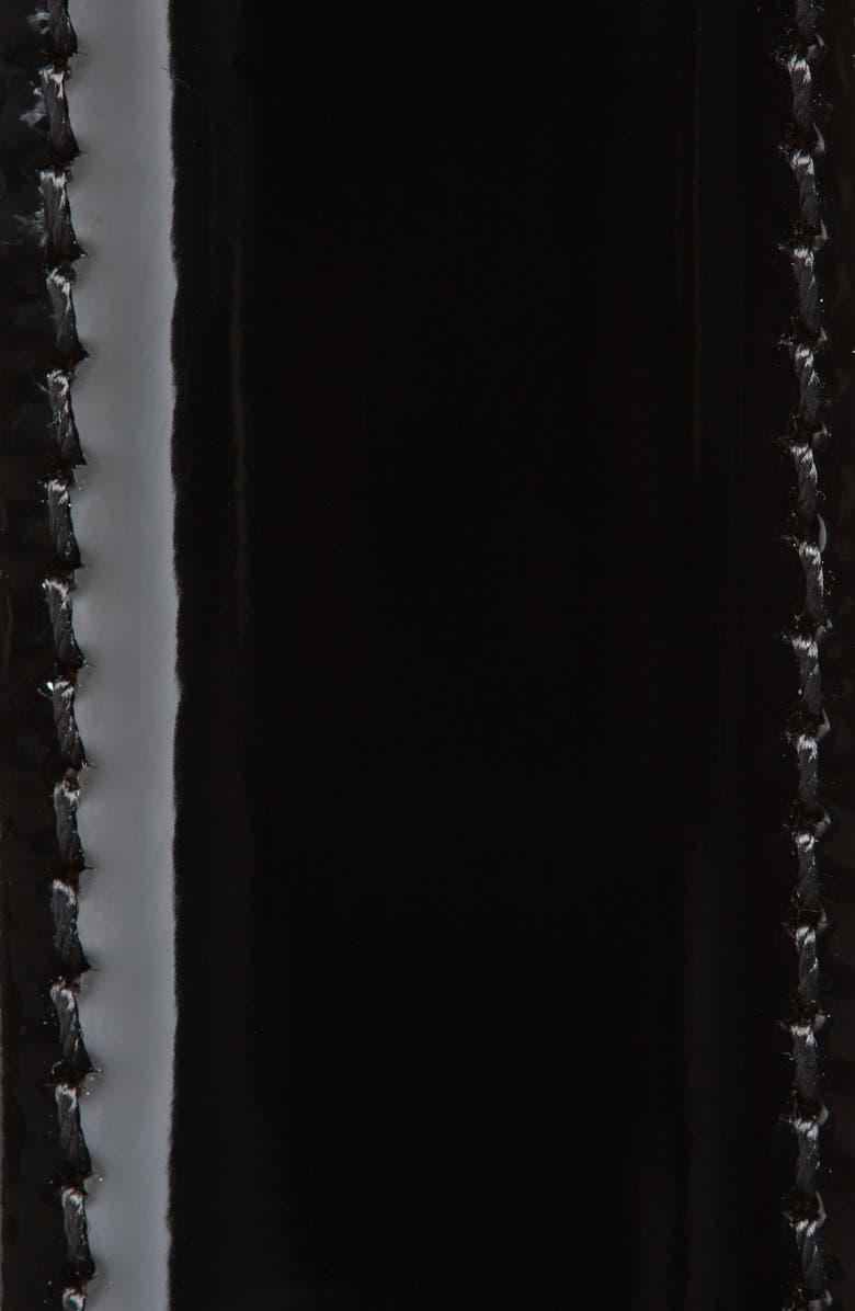 Khaite Benny Patent Leather Belt, Alternate, color,