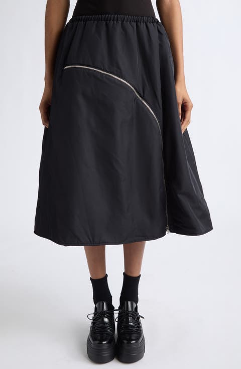 A-Line Bomber Skirt