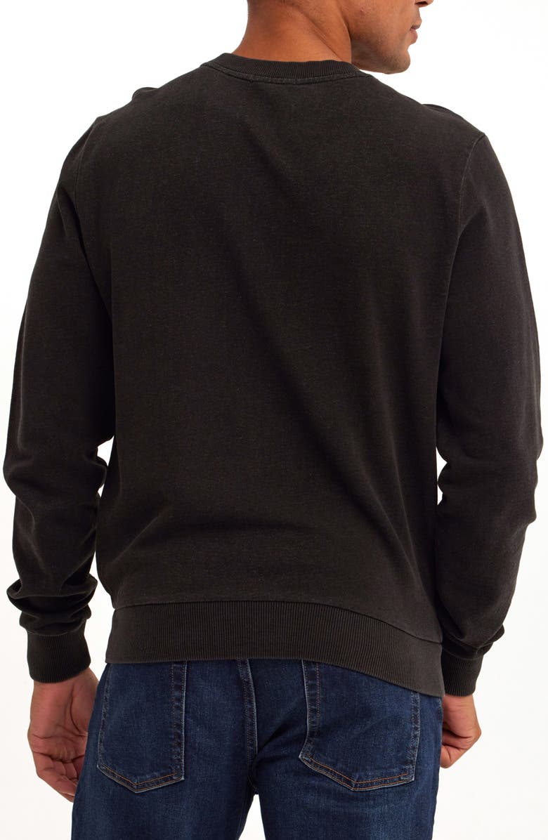 Threads 4 Thought Corey Organic Cotton Terry Sweatshirt, Alternate, color, Black Wash