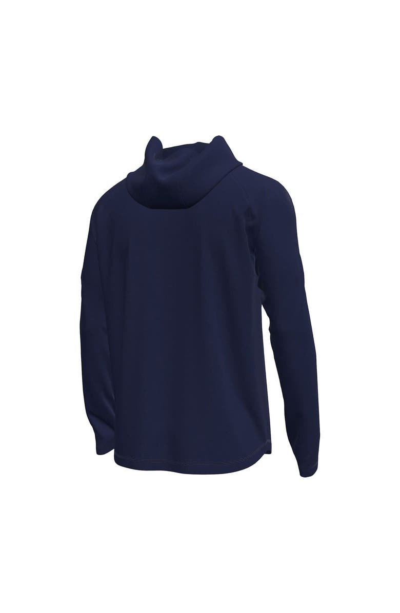 Under Armour Men's Under Armour  Navy Navy Midshipmen Tech Stretch Long-Sleeve Hooded T-Shirt, Alternate, color, 