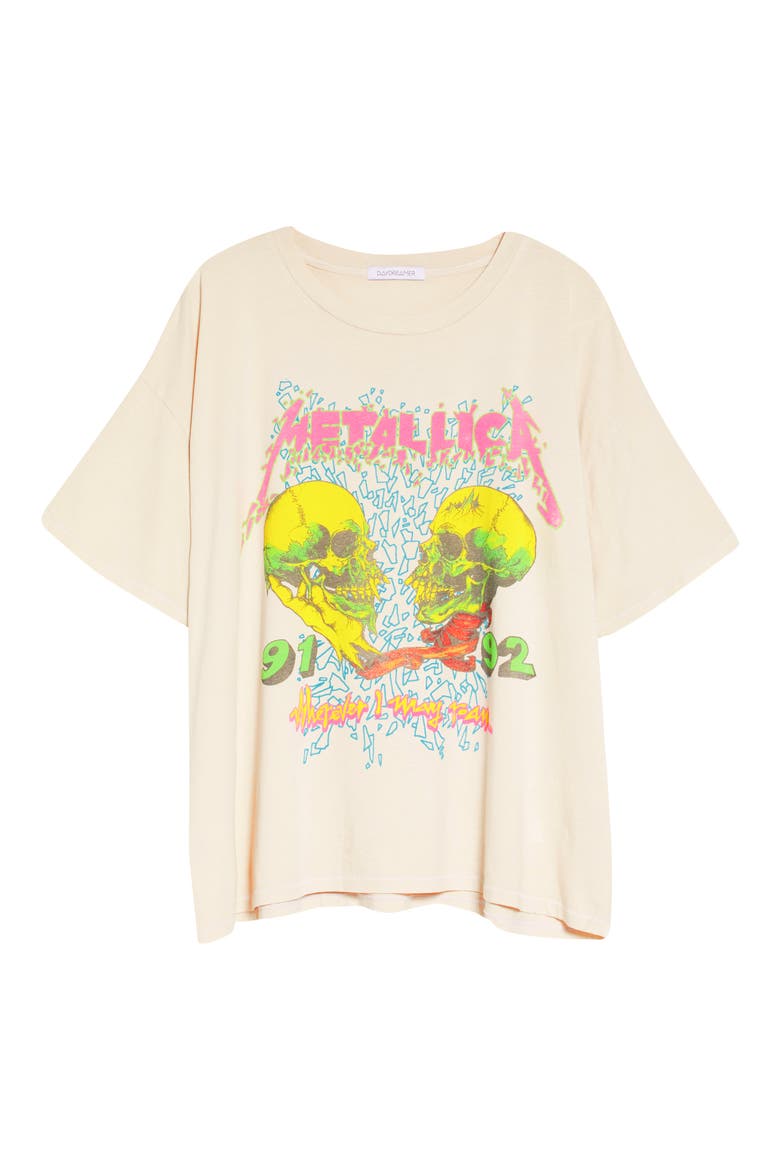 Metallica Wherever I May Roam Graphic Cotton Tee, Alternate, color, DIRTY WHITE
