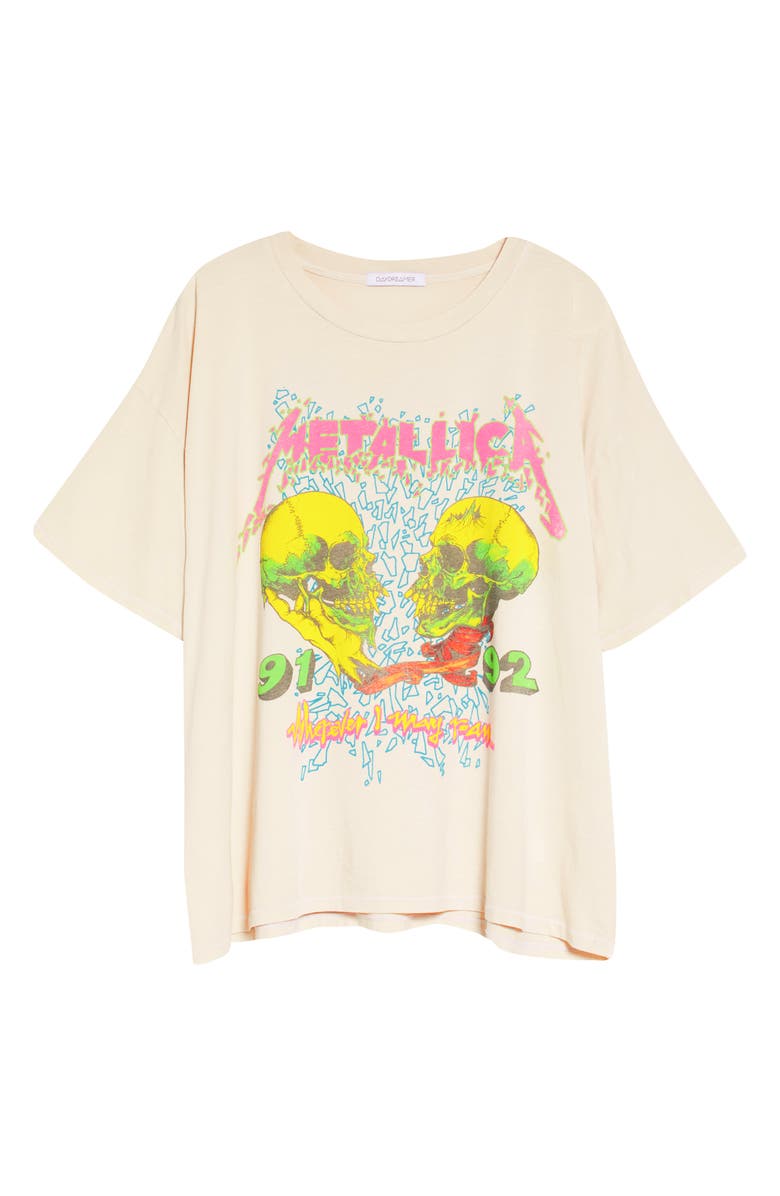 Daydreamer Metallica Wherever I May Roam Graphic Cotton Tee, Alternate, color,