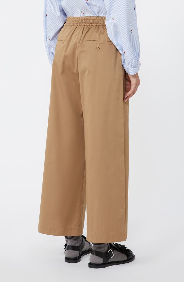 Weekend Max Mara Golfo Wide Leg Pants, Alternate, color, Earth