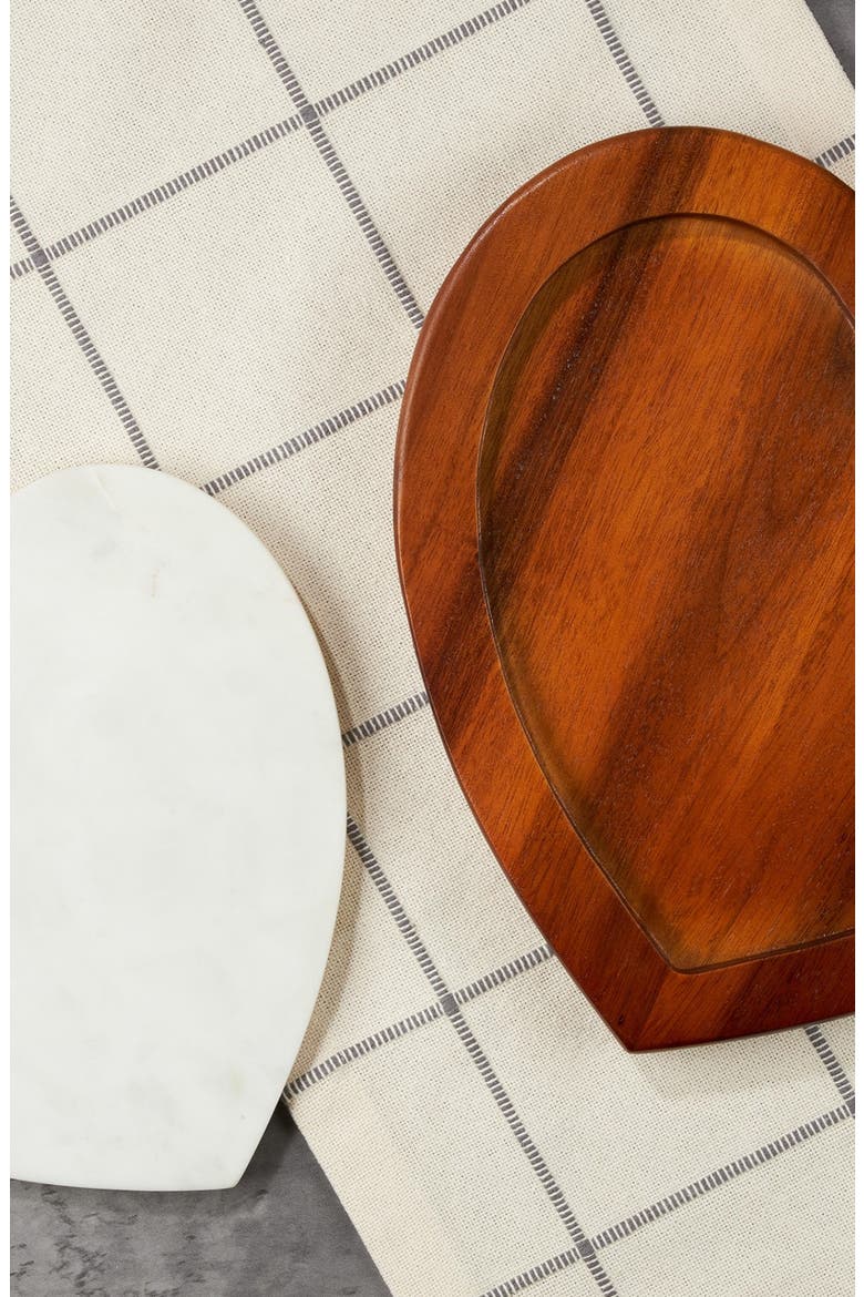 Eat Your Heart Out Cutting Board Set, Alternate, color, BROWN