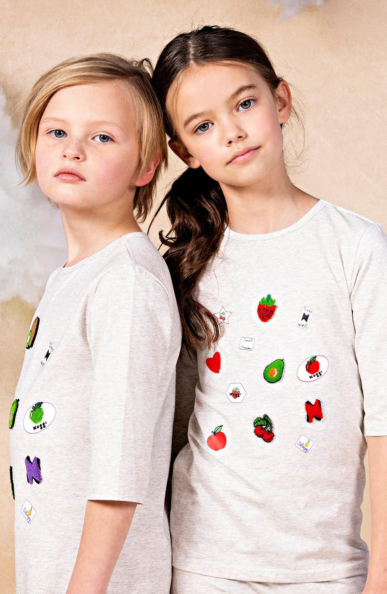 NoggiWear Prints and Patch Loungewear Set, Stars, Alternate, color,