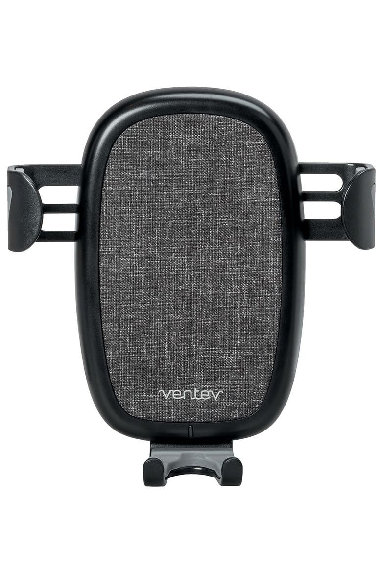 10W ULTRAFAST Wireless Car Charger with Vent Mount and USB-A to USB-C Cable, Alternate, color, Black