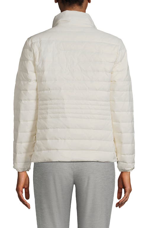 Lands' End Wanderweight Ultralight Packable Down Jacket In White