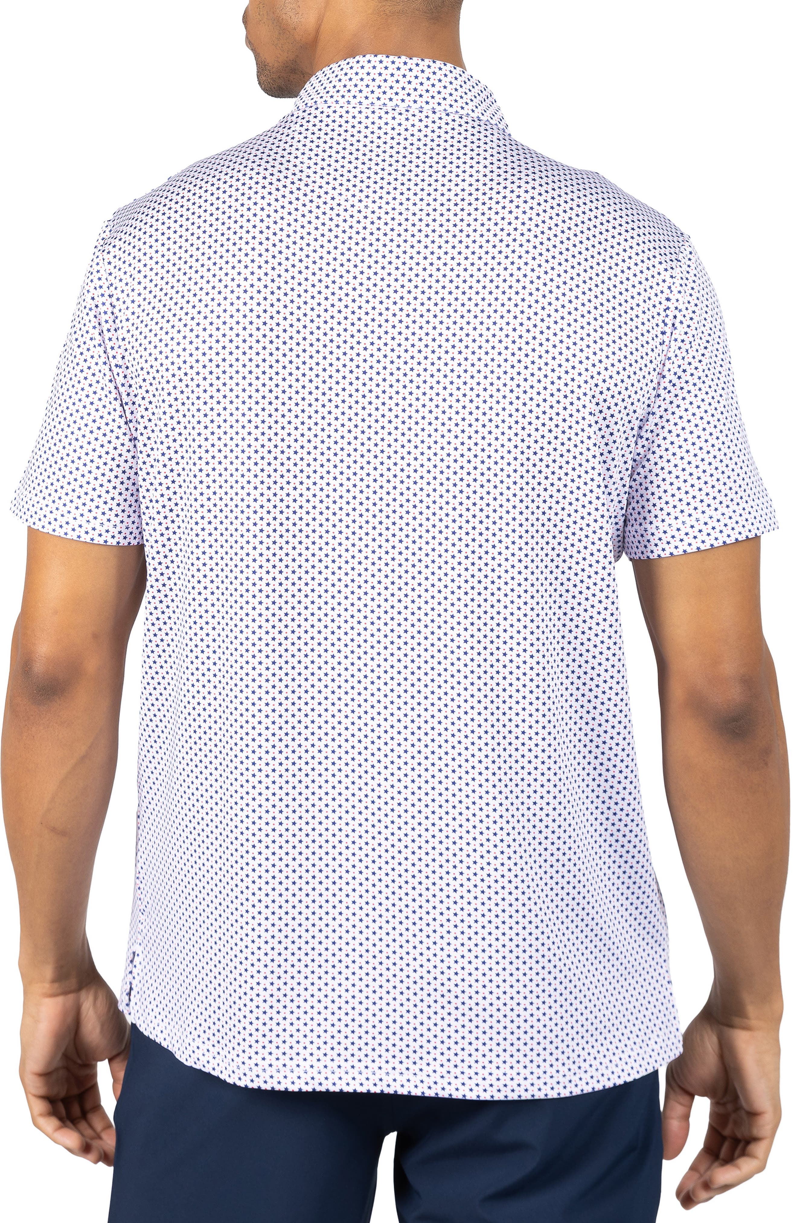 Stars Print Performance Polo - image 2
