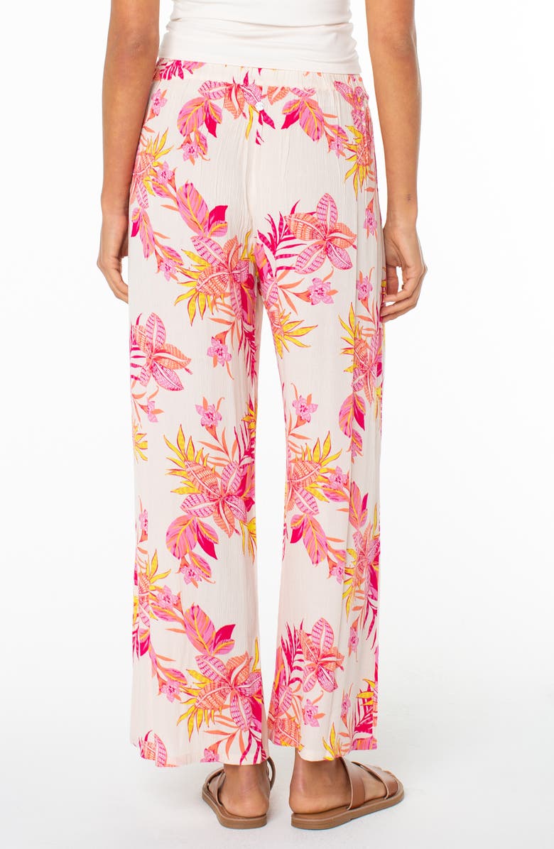Roxy Midnight Avenue Floral Wide Leg Pants, Alternate, color, Dew