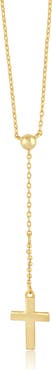 Sienna Vale Cross Pendant Lariat Necklace