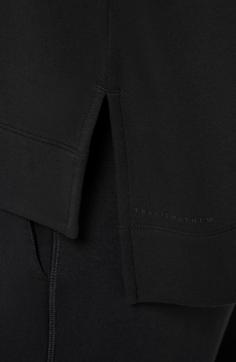 TravisMathew Skyloft Hooded Sweatshirt, Alternate, color, Black