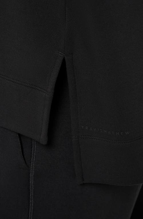 Travismathew Skyloft Hooded Sweatshirt In Black