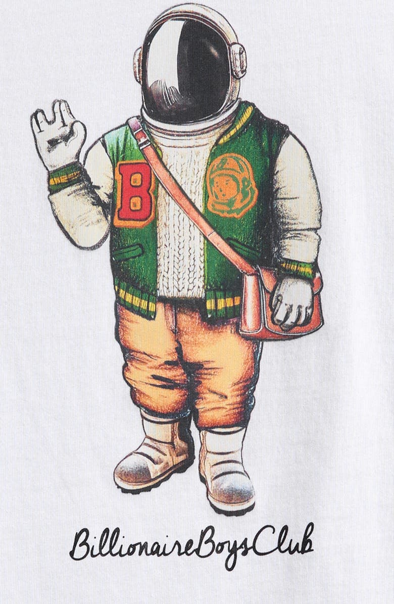 Billionaire Boys Club Kids' Captain Cotton Graphic T-Shirt, Alternate, color, White