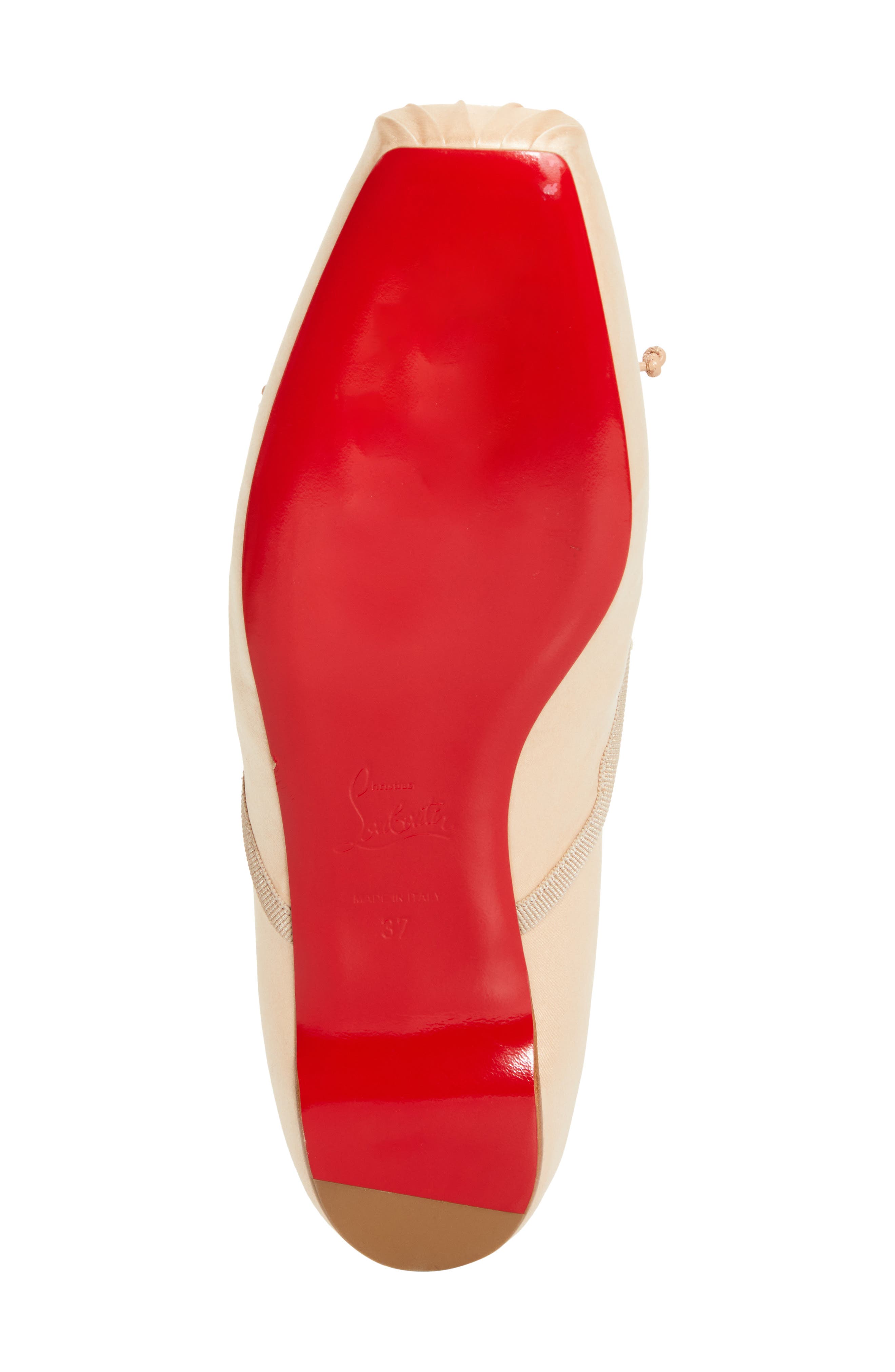 Christian Louboutin Cassiasticina Ballet Flat, Alternate, color, Blush/ Blush