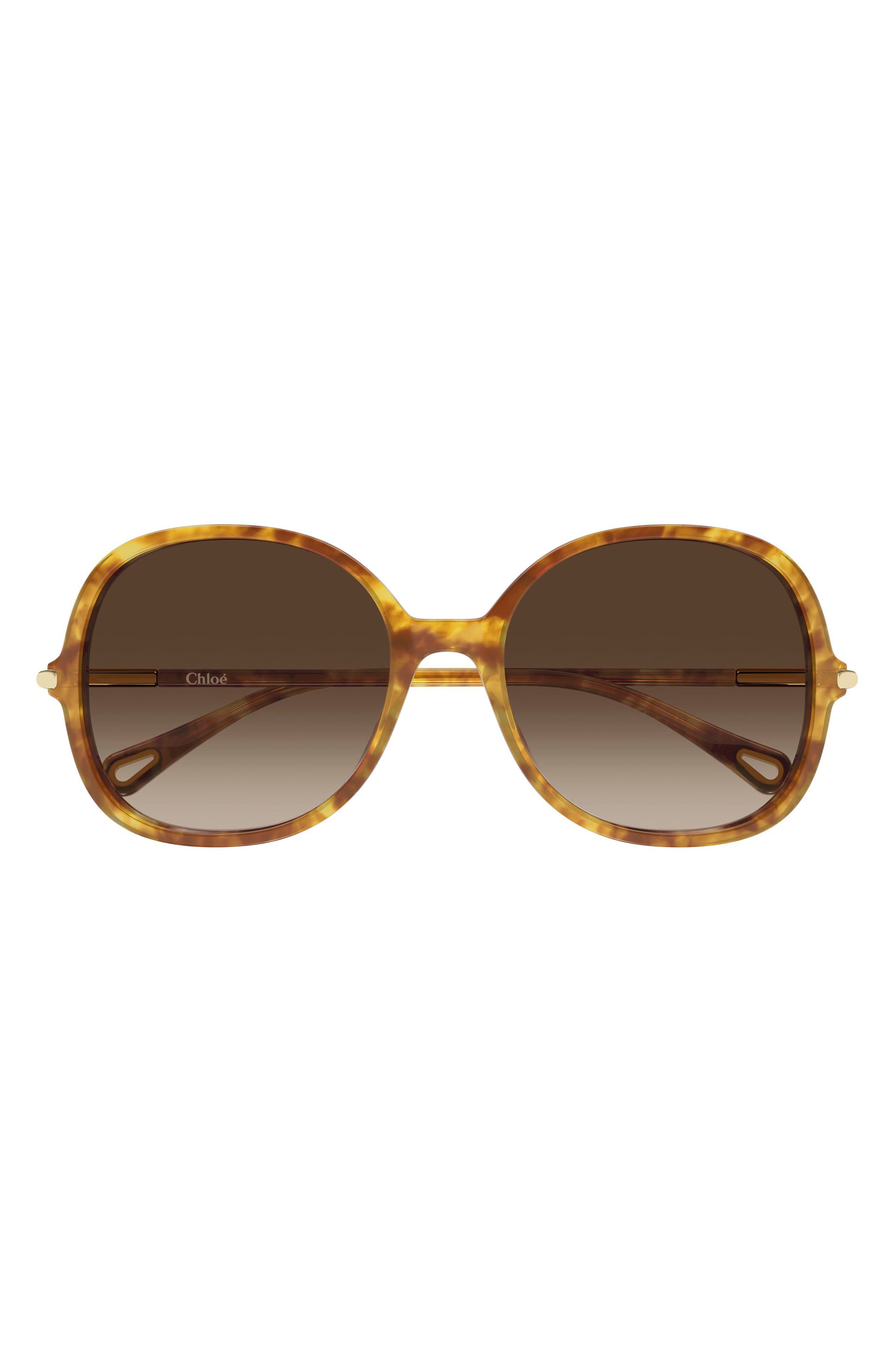 TOM FORD Beatrix 52mm Gradient Geometric Sunglasses | Nordstrom