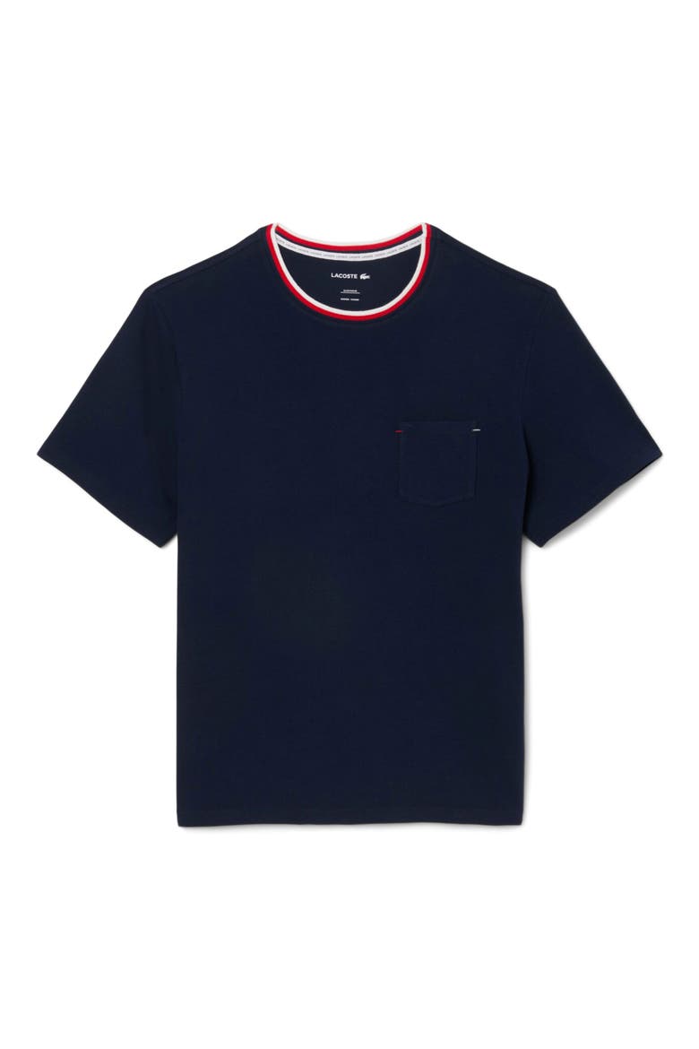 Core Essentials Stretch Cotton T-Shirt, Alternate, color, NAVY BLUE