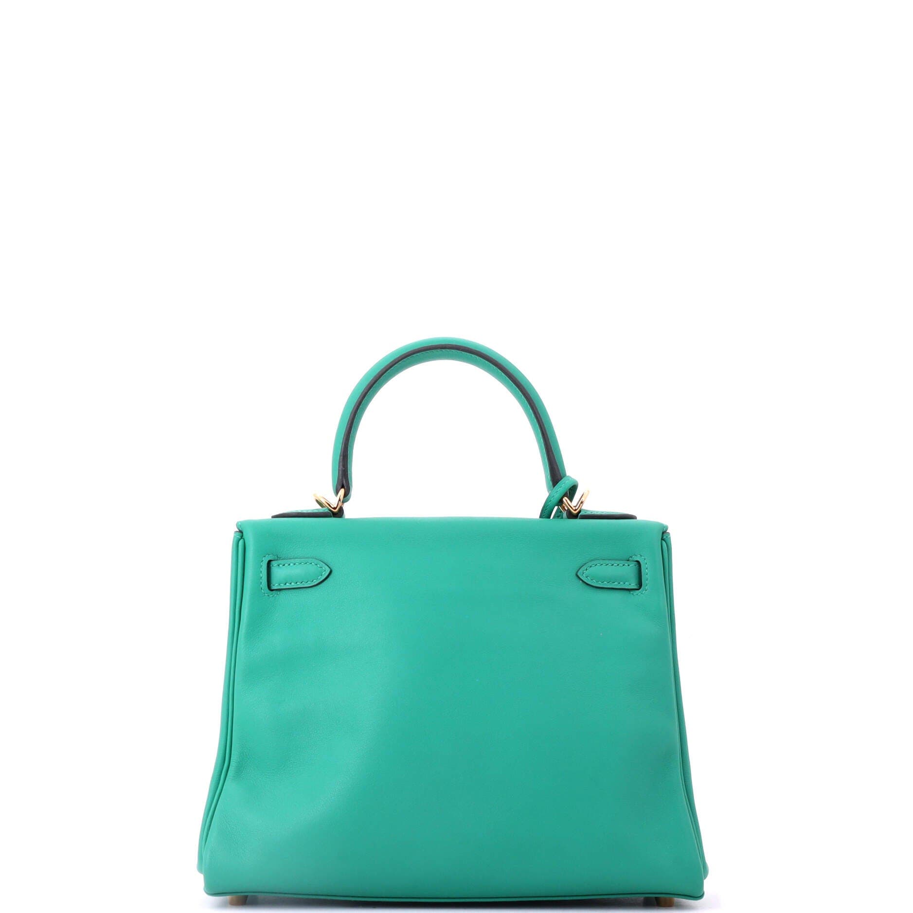 Kelly Handbag Green Swift with Gold Hardware 25, Alternate, color, Green