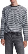 rag & bone Boxy Striped Long Sleeve T-Shirt
