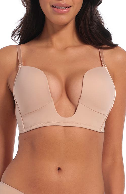MAGIC Bodyfashion V-Bra Convertible Plunge Bra in Caramel at Nordstrom, Size 34A
