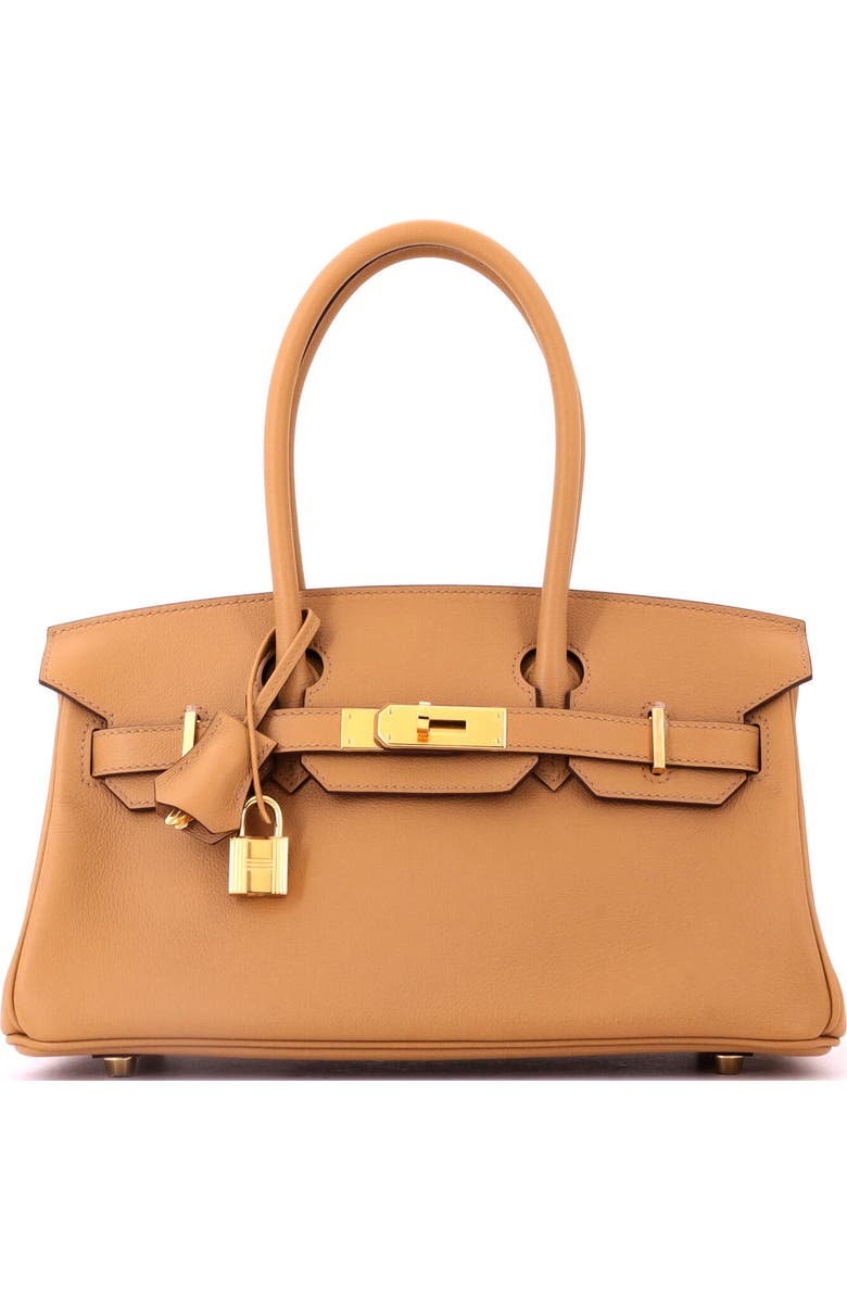 Pre-Owned Hermes Shoulder Light Birkin Bag Evercolor 29, Main, color, Biscuit