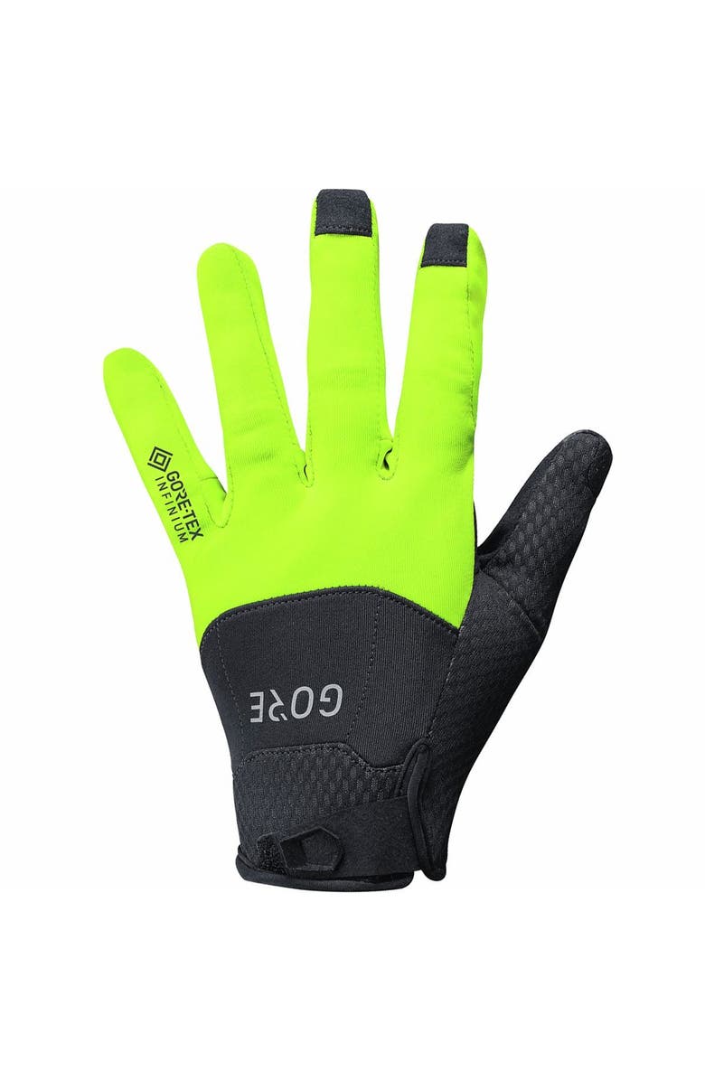 GOREWEAR C5 Gore-Tex Infinium Glove - Men's, Main, color, Black/Neon Yellow