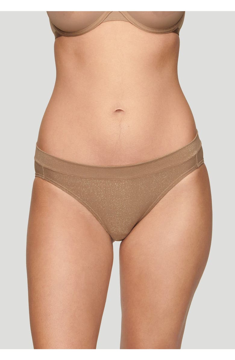 CUUP The Brief Lurex, Alternate, color, Taupe Sparkle