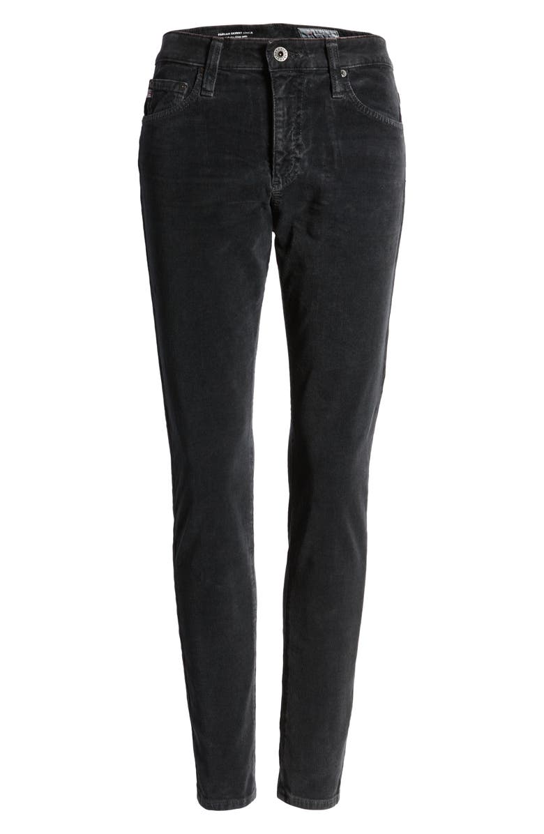 AG Farrah Skinny Ankle Jeans, Alternate, color, 1 Year Sulfur B