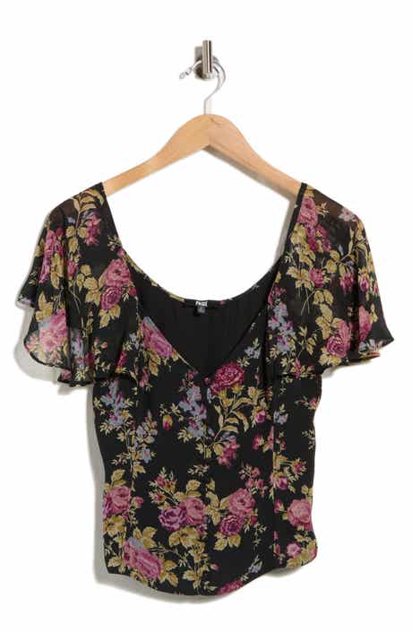 Kiko Floral Button Front Top
