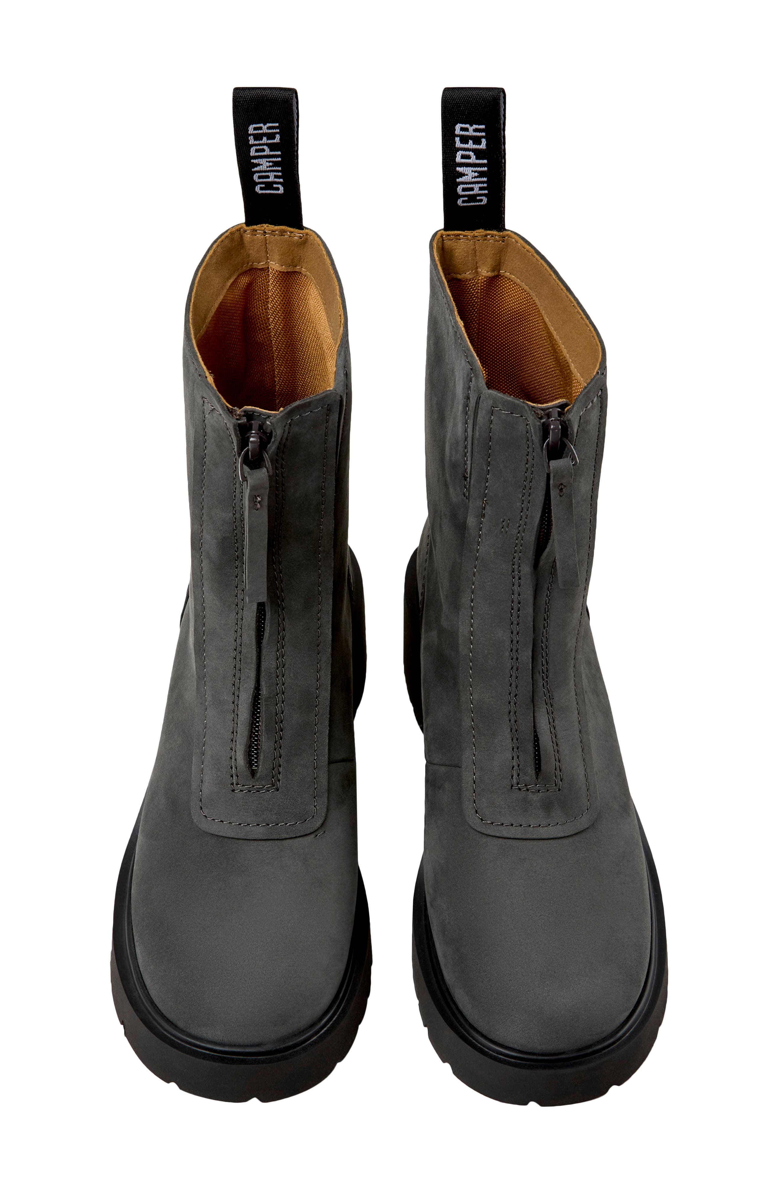 Camper Milah Front Zip Boot, Alternate, color, 