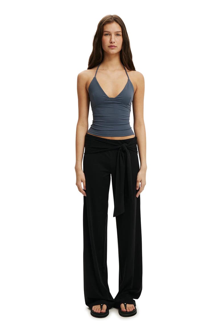 Women's Honey Tie Pant, Alternate, color, Black