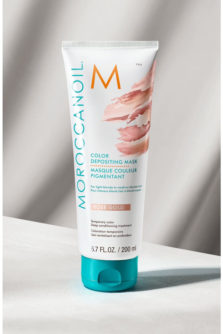 Color Depositing Mask Temporary Color Deep Conditioning Treatment, Alternate, color, ROSE GOLD