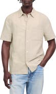 Madewell Short Sleeve Linen & Cotton Button-Up Shirt