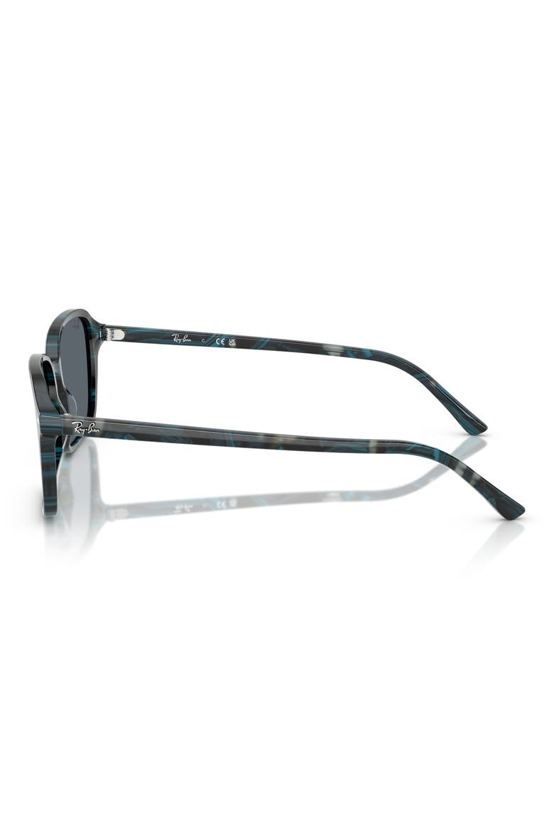 56mm Square Sunglasses, Alternate, color, BLUE