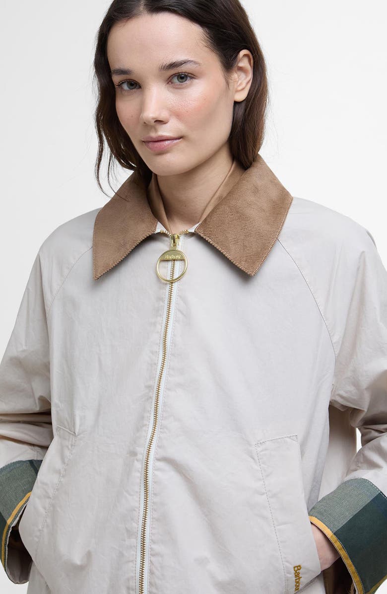 Barbour Catlin Showerproof Jacket, Alternate, color, Oatmeal Ancient Tart