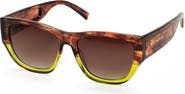 Mio Marino Polarized Vintage Square Sunglasses