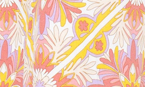 Roxy Lost Paradise Print Sundress In Pink