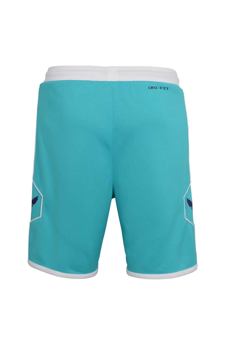 Jordan Brand Youth Jordan Brand Teal Charlotte Hornets 2020/21 Icon Edition Swingman Shorts, Alternate, color, 