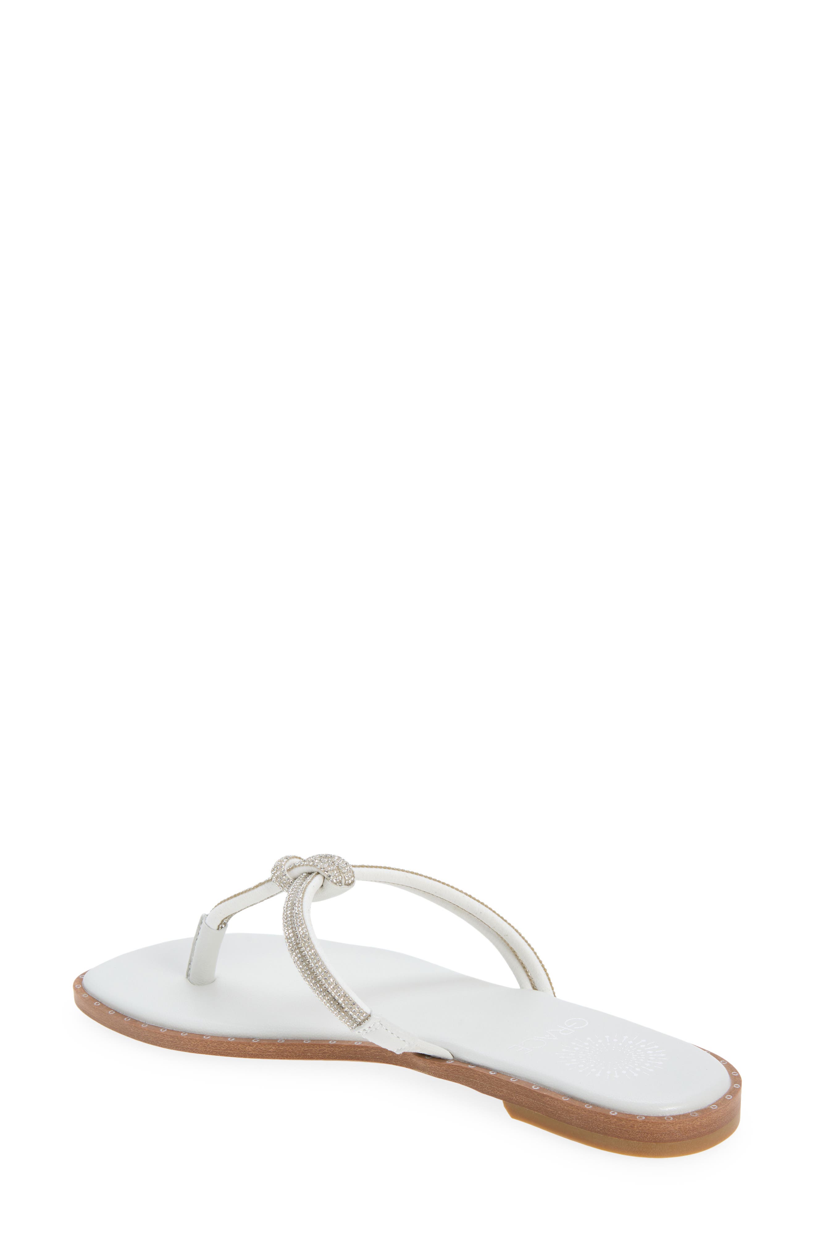 Grace Footwear <p>Maldives Flip Flop (Women)</p>, Alternate, color, Clear/ White