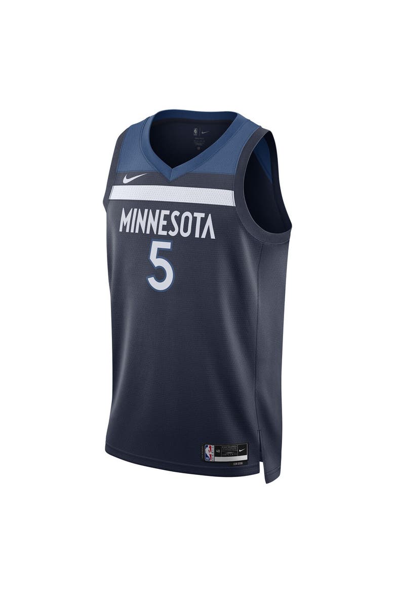 Unisex Nike Anthony Edwards Navy Minnesota Timberwolves Swingman Jersey - Icon Edition, Alternate, color, Navy