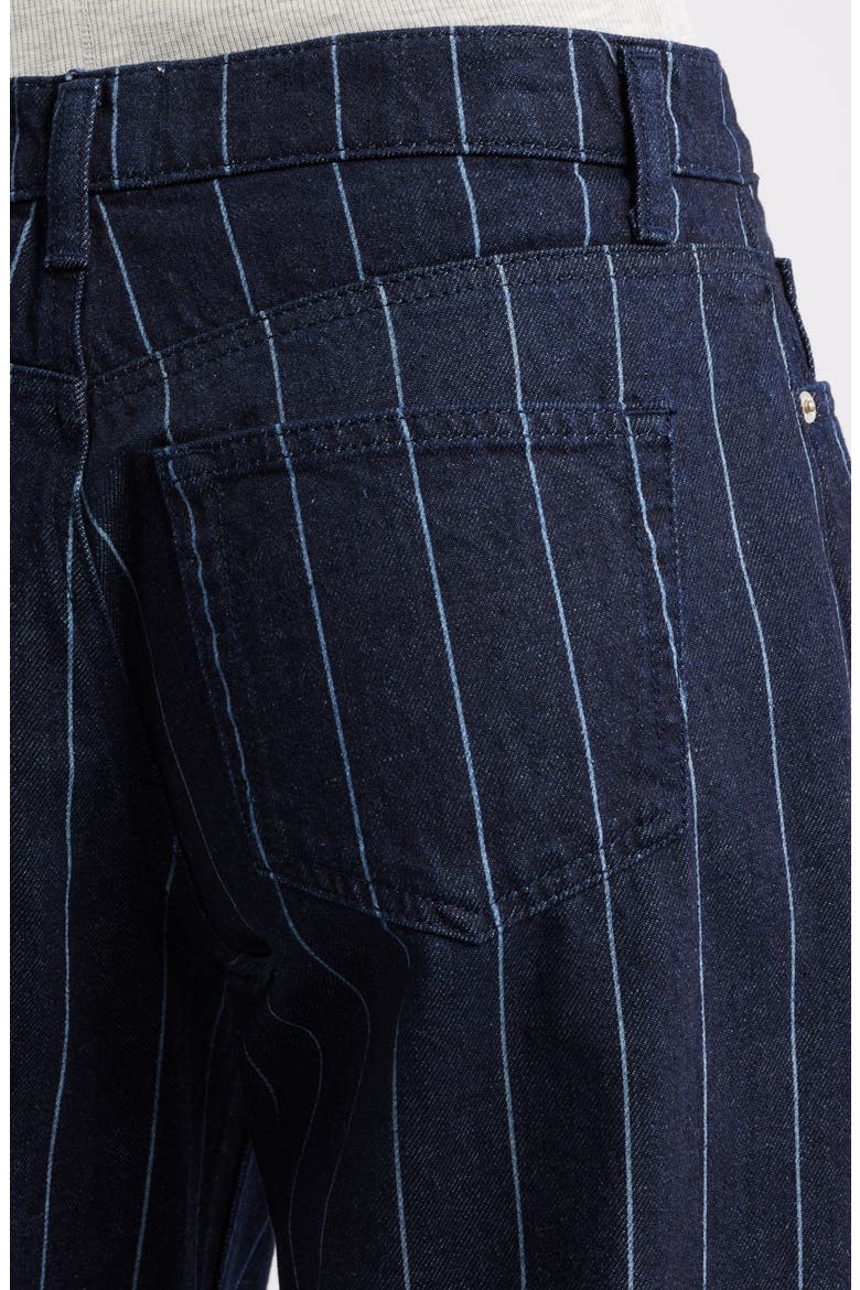 Cary Wide Leg Jeans, Alternate, color, PINSTRIPE LAKE