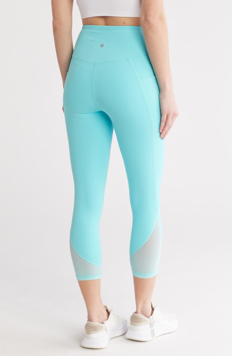 Gottex Shaper Capri Leggings, Alternate, color, Lagoon