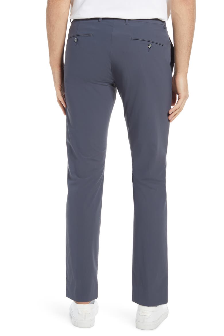 Men's Active Stretch Flat Front Pants, Alternate, color, MEDIUM GREY 0