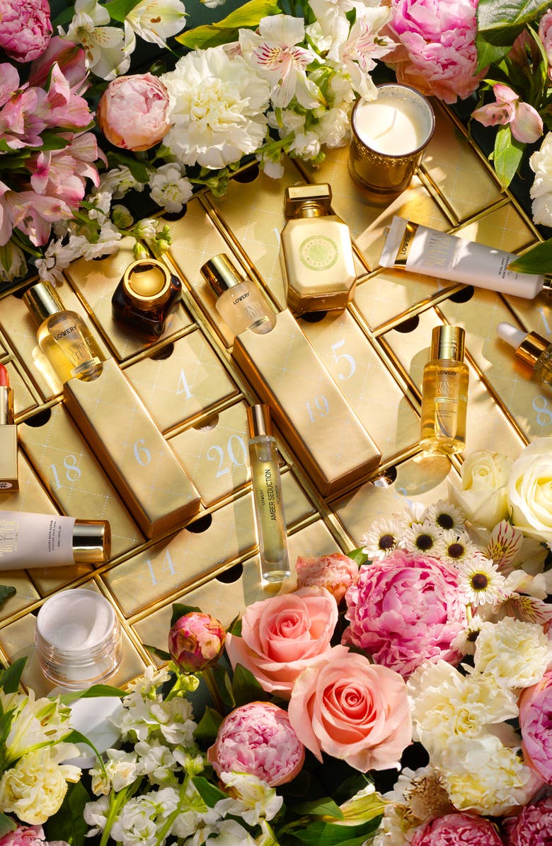 Lovery 24-Pc. Limited-Edition Advent Calendar Beauty and Skincare Luxury Gift Set, Alternate, color, Gold, Multi