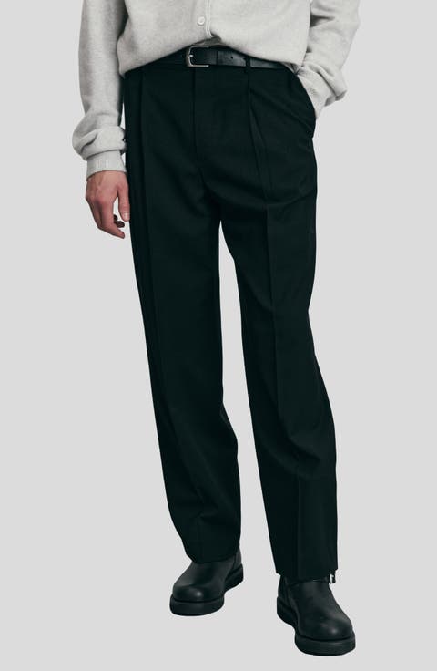 Pleated Semi Wide Slacks
