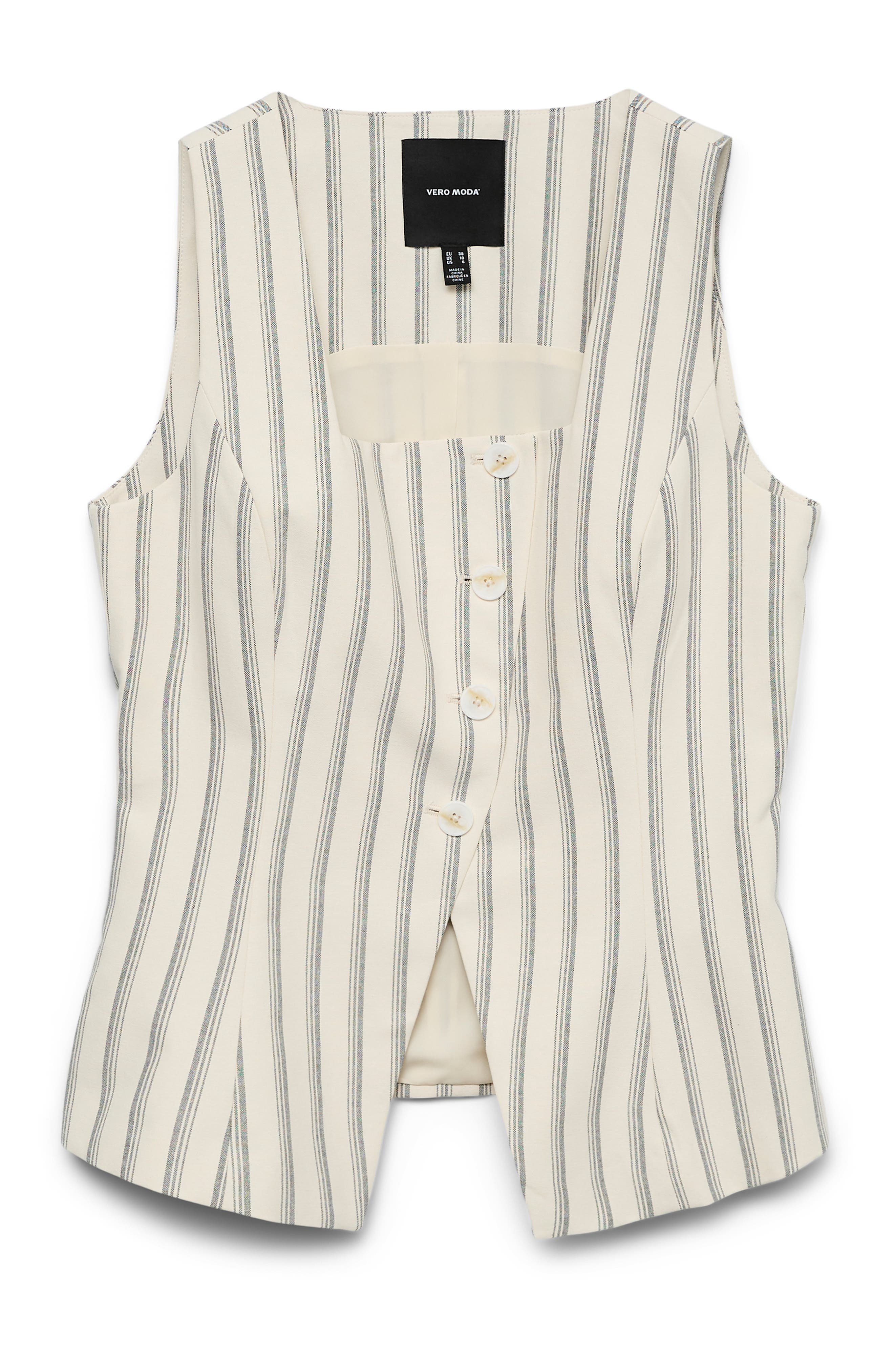 Miona Stripe Waistcoat - image 2